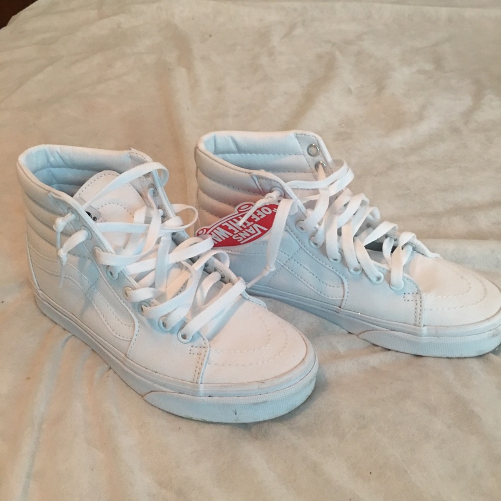 All white vans